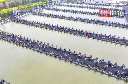 乐山湖上，450名钓鱼高手角逐2024年中华垂钓大赛