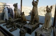 文物的魅力：埃及出土的猫咪雕像