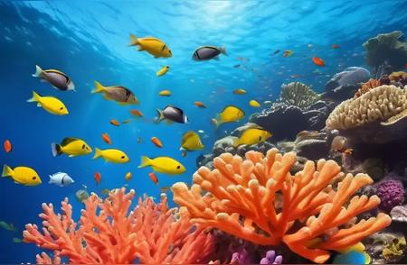 西沙群岛珊瑚壁纸：品种繁多，美不胜收