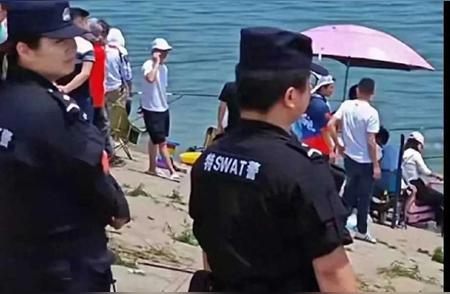 邓刚公安县钓鱼事件引发社会关注，特警渔政联手应对