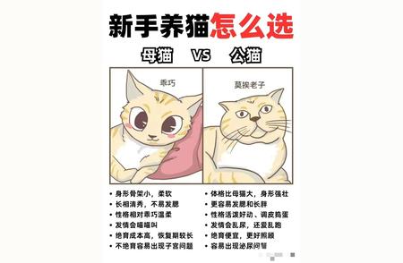 养猫新手必知：如何选择合适的猫咪性别与品种