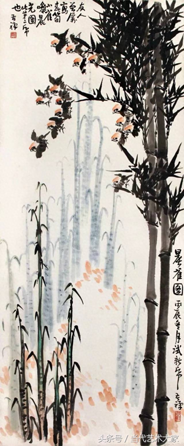 李苦禅国画作品赏析：酣畅淋漓，让人陶醉